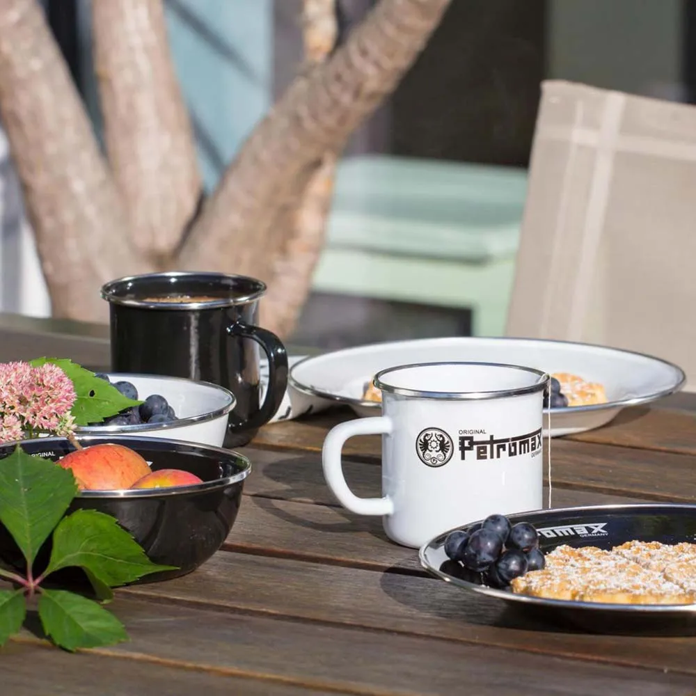 PETROMAX ENAMEL MUG 360 ML  TAZA ESMALTADA BLANCA