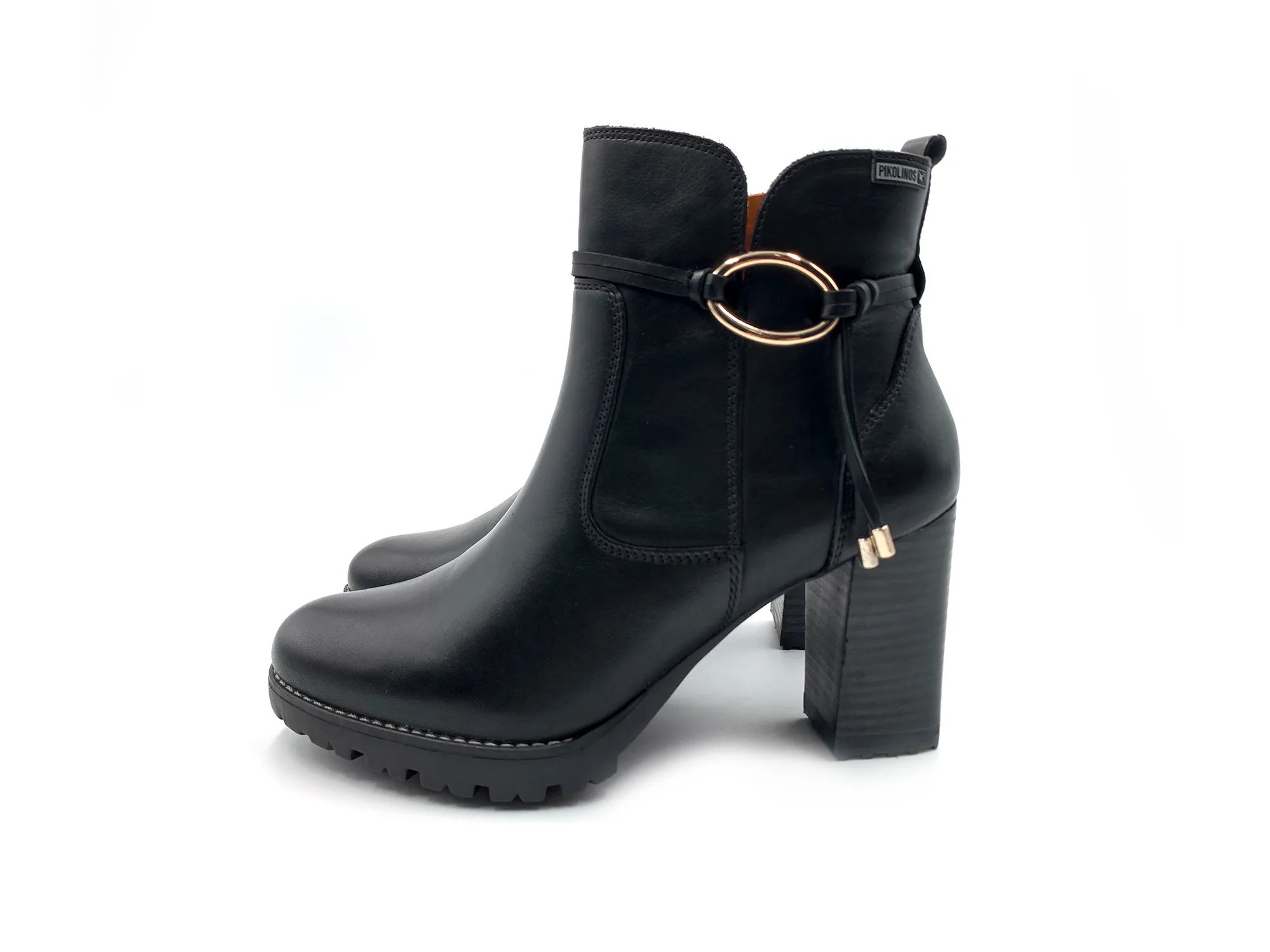 PIKOLINOS W7M8542 BOTíN CONNELLY TACóN 9 PIEL NEGRO MUJER