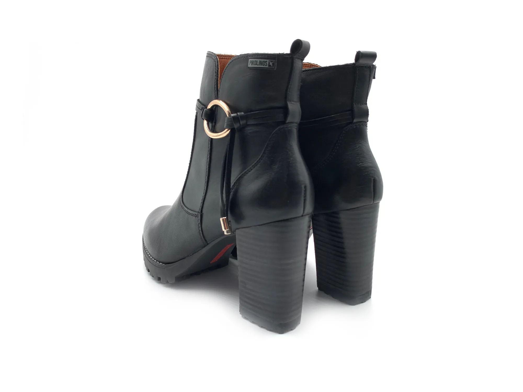 PIKOLINOS W7M8542 BOTíN CONNELLY TACóN 9 PIEL NEGRO MUJER