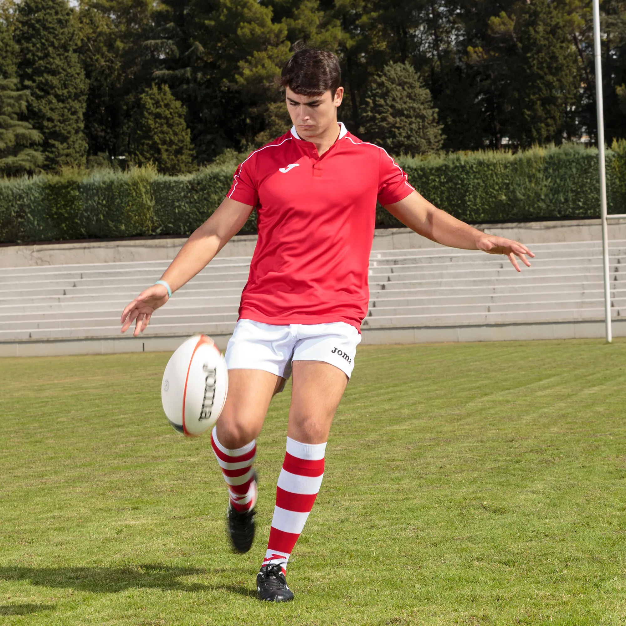 Polo manga corta hombre Scrum rojo
