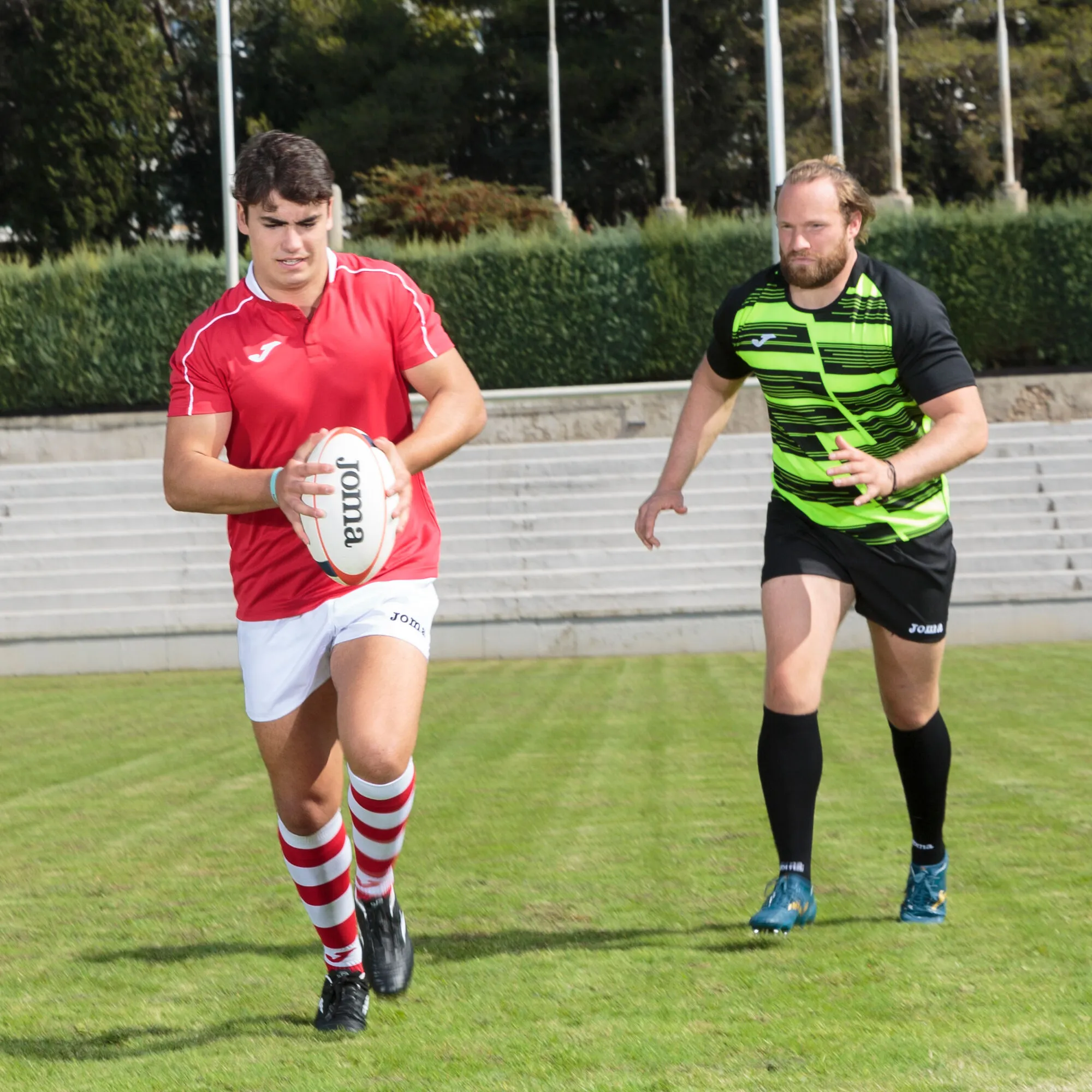 Polo manga corta hombre Scrum rojo
