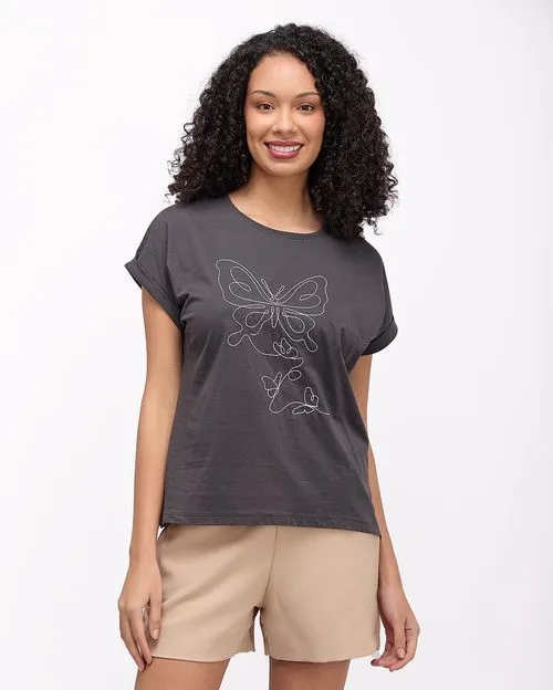 Polo Mujer Irina Gris Oscuro
