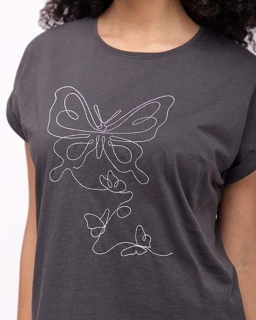 Polo Mujer Irina Gris Oscuro