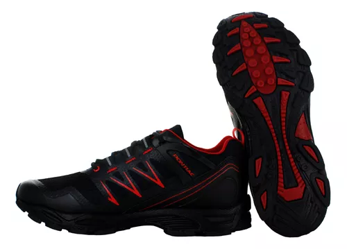 Pontiac Tenis Correr Atletico Polipiel Negro Hombre 83881