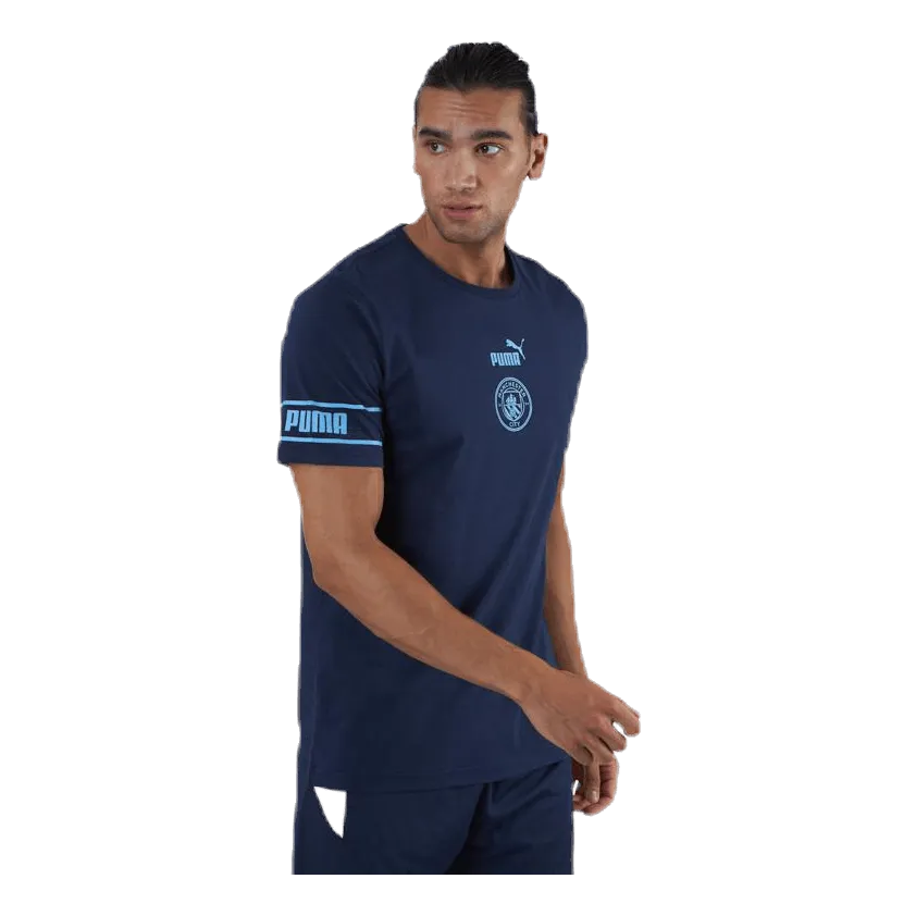Puma Manchester City FC Culture Tee Blue