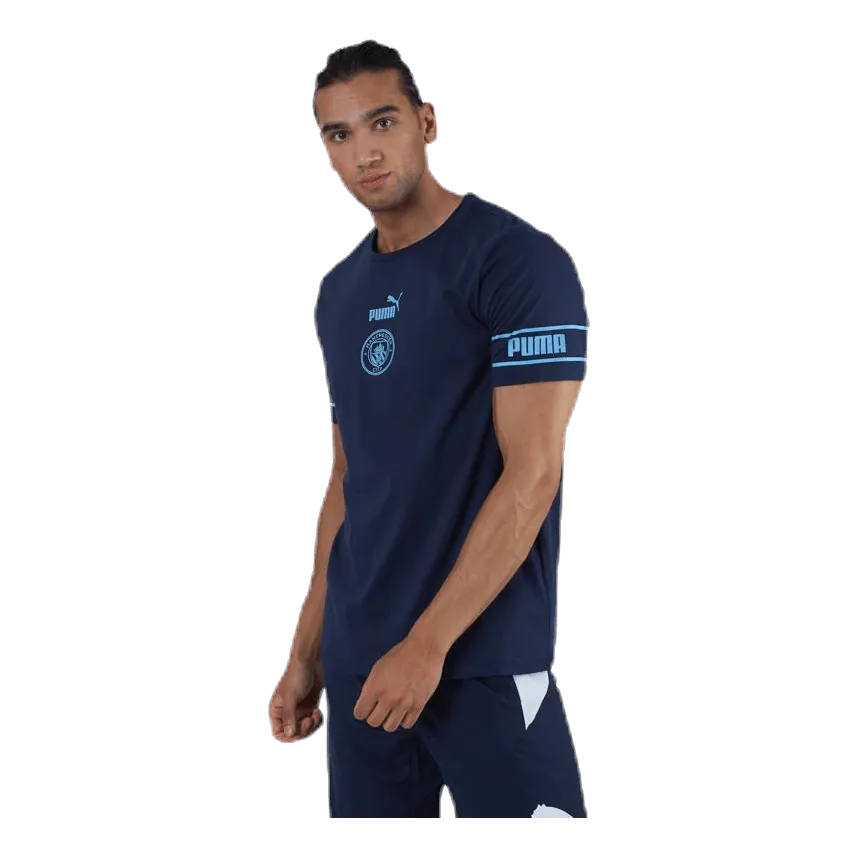 Puma Manchester City FC Culture Tee Blue