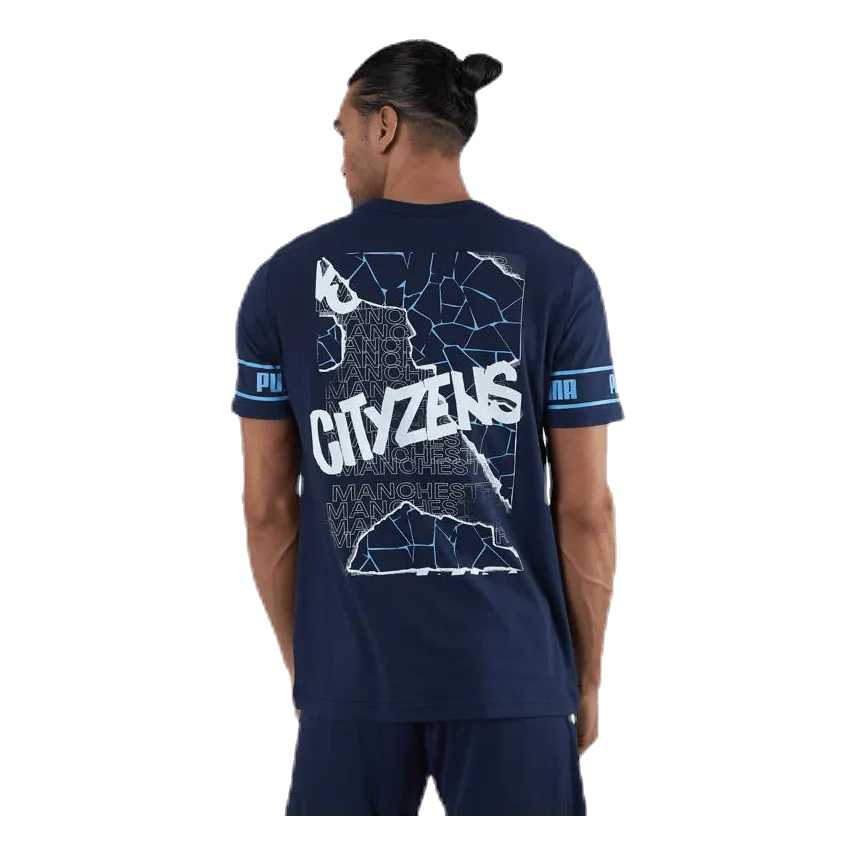 Puma Manchester City FC Culture Tee Blue