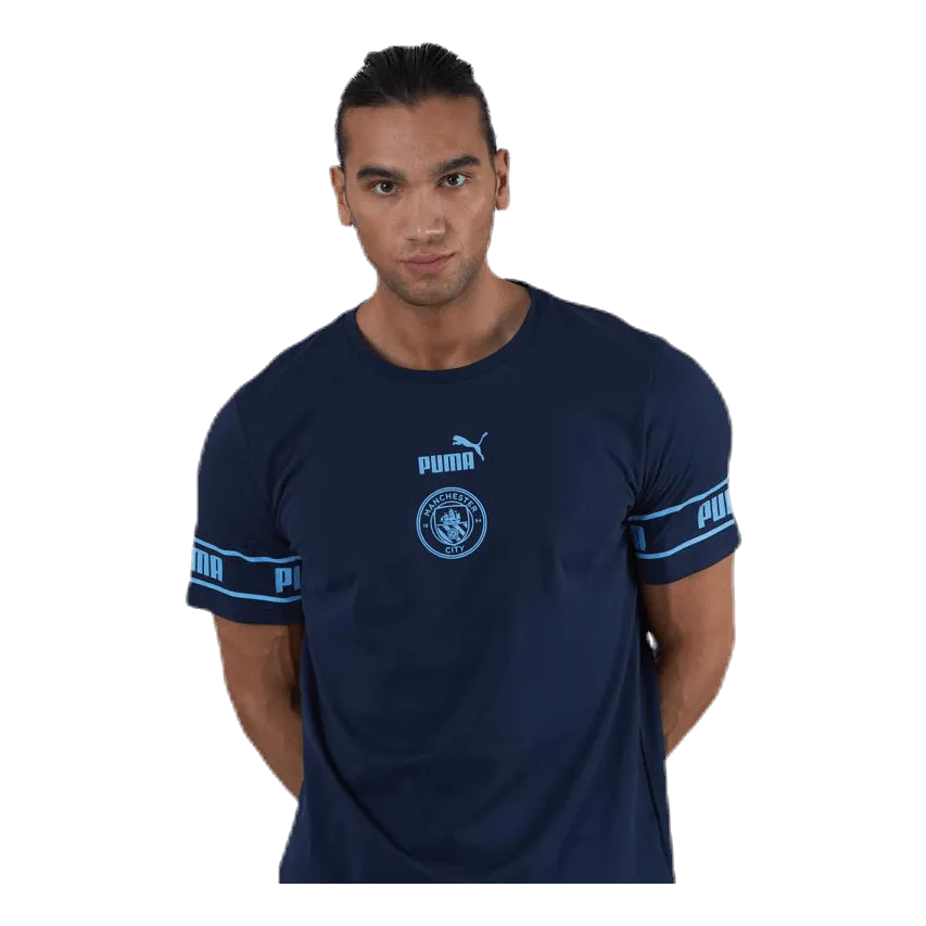 Puma Manchester City FC Culture Tee Blue