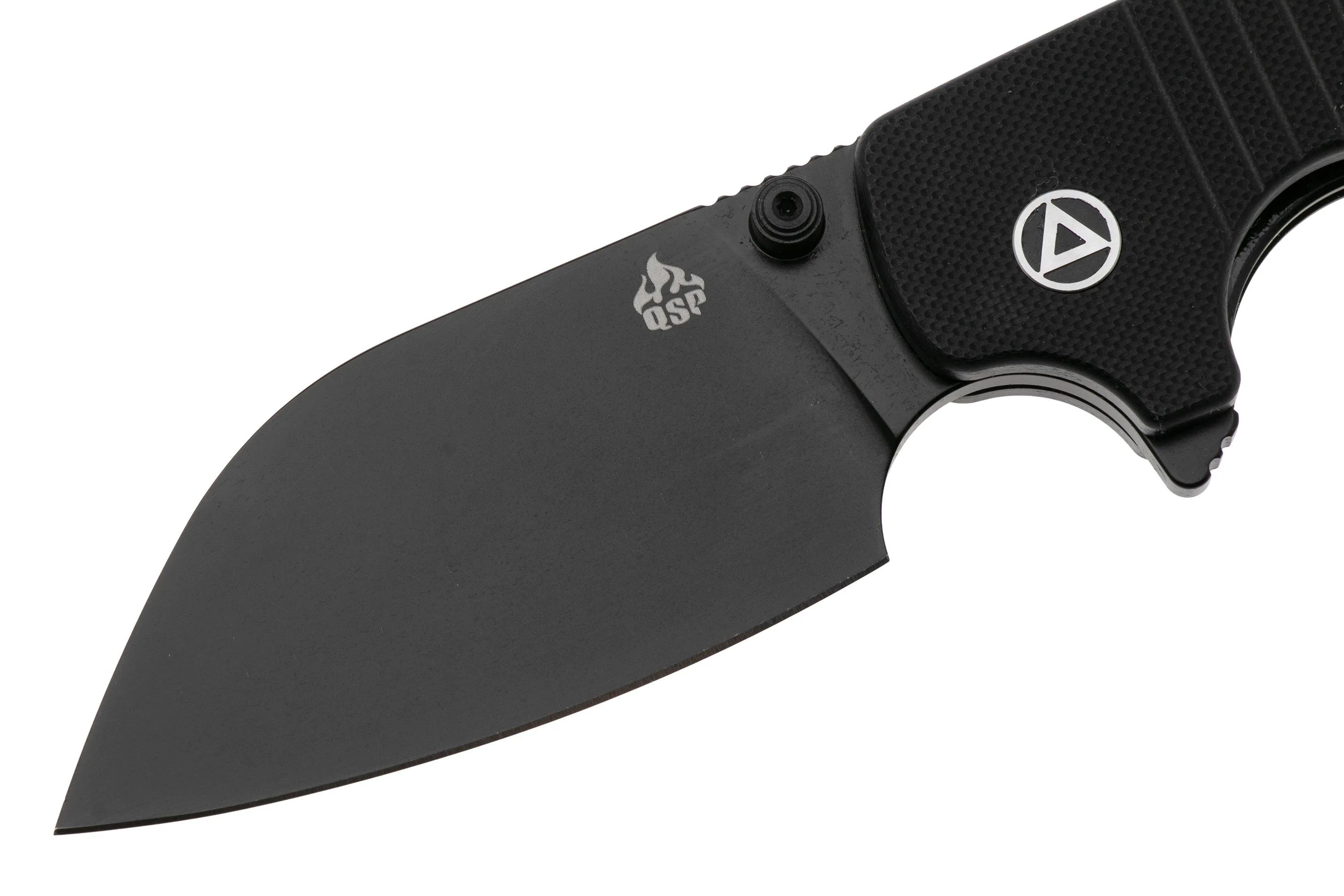 QSP KNIFE CHEFMASTER 163A2, BLACK 14C28N, BLACK G10, NAVAJA, DISEñO DE KEANU ALFARO