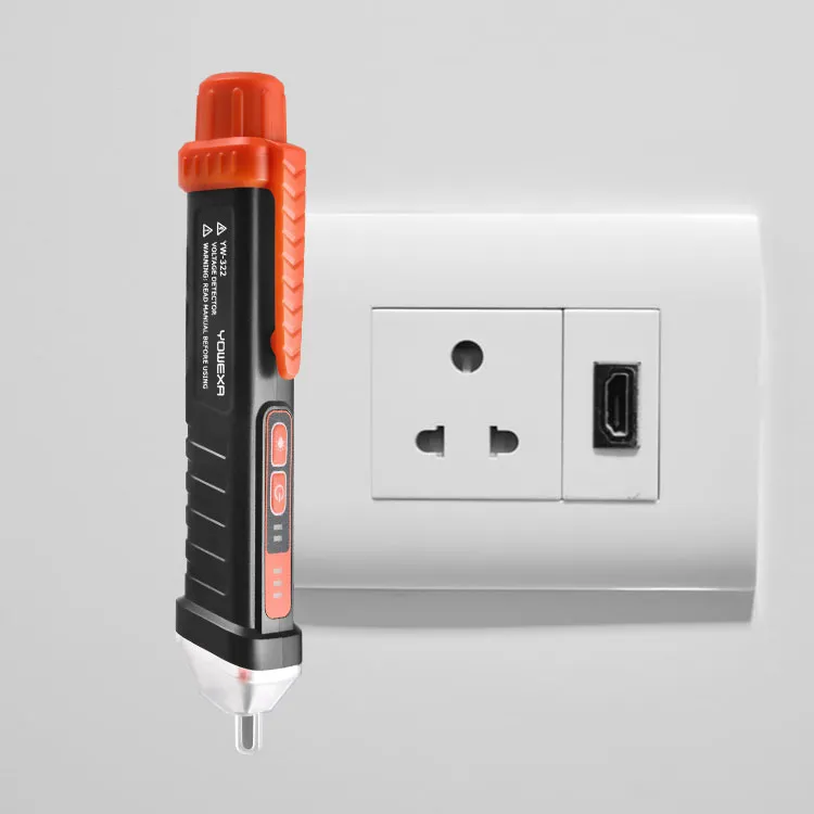 REVELADOR DE VOLTAJE SIN CONTACTO TIPO LAPICERO DE 12 A 1000V, YW322