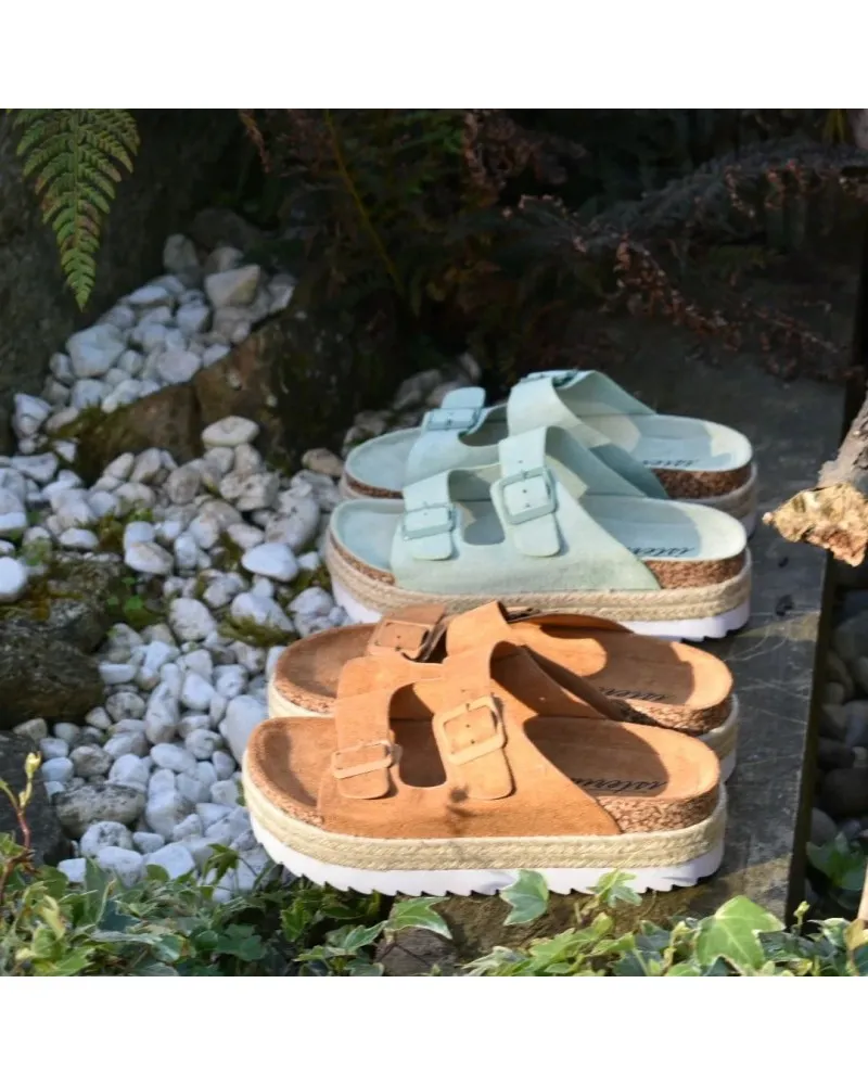Sandalia HEBILLA BIO anatómico VEGANO 22053 top3shoes