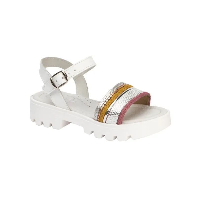 Sandalia Niña Muy Cómoda Blanco. Killos