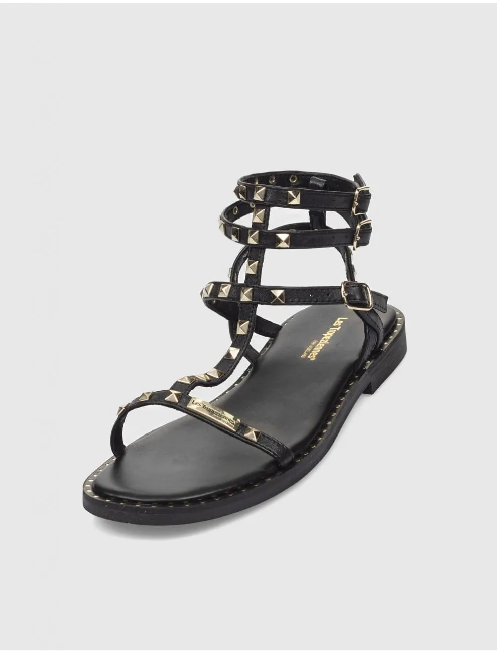 Sandalia Romana Lestropezies Coralie Negro