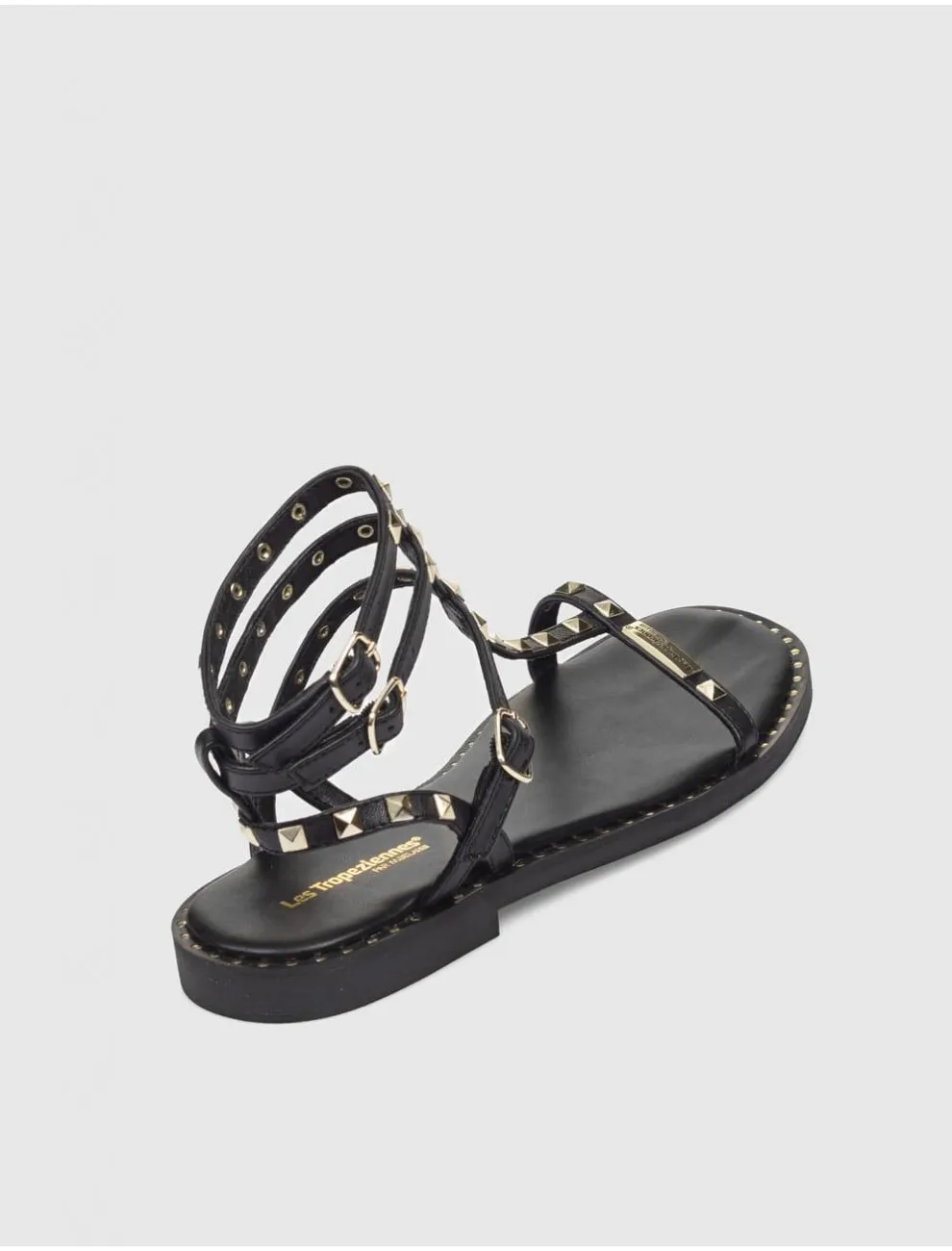 Sandalia Romana Lestropezies Coralie Negro