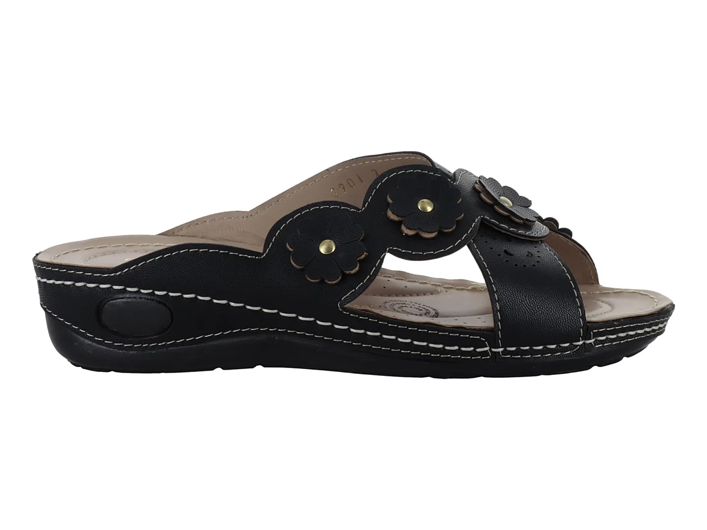 Sandalias Meli&ana 3901 Negro Para Mujer