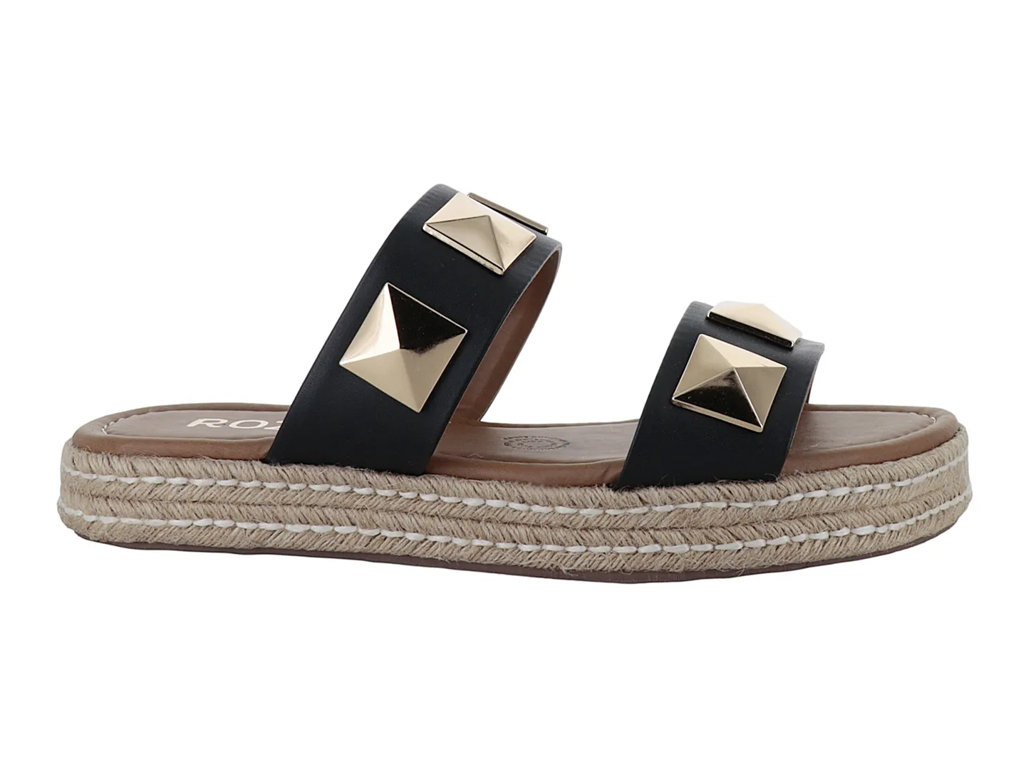 Sandalias Roze 7902 Negro Para Mujer