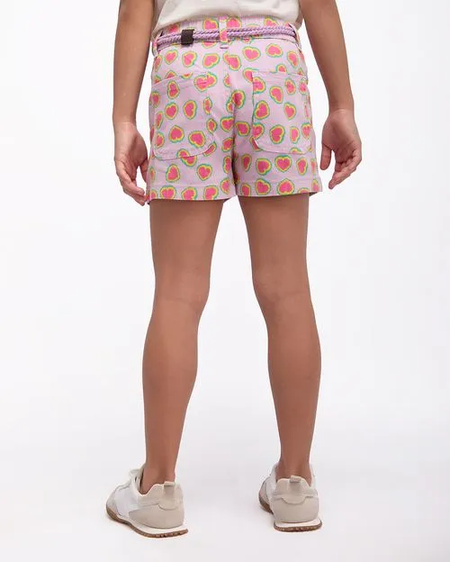 Short Niña Naira Print Lila Rose