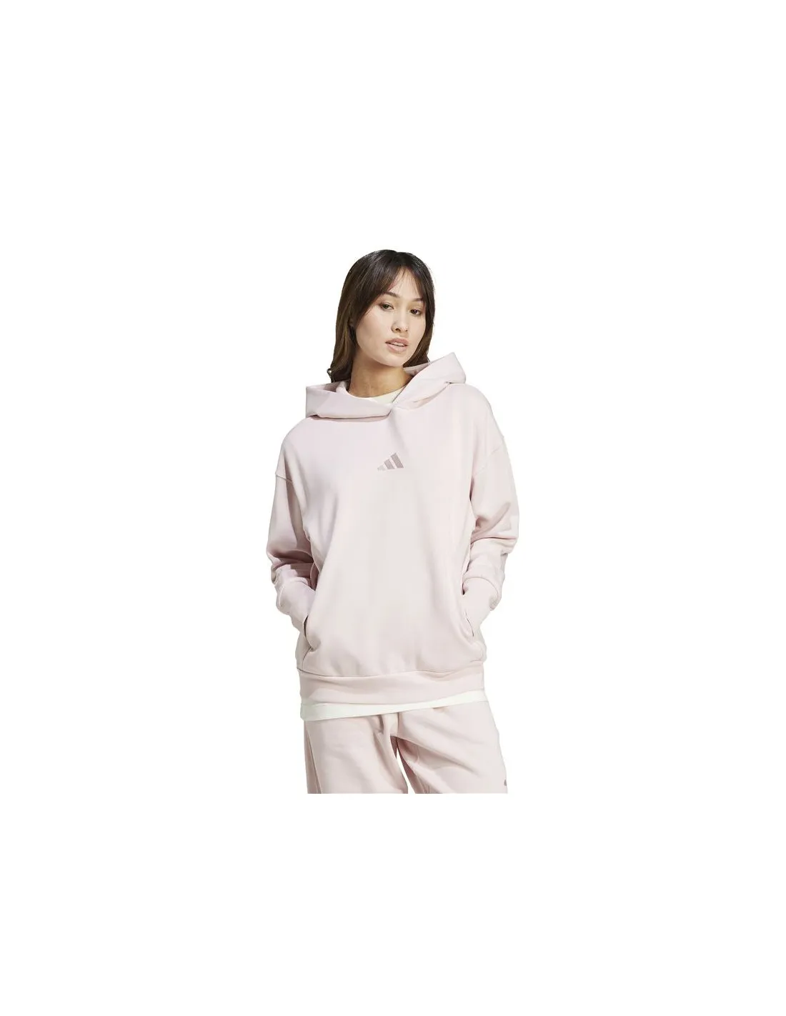 Sudadera adidas All Szn Fleece Loose Mujer Rosa