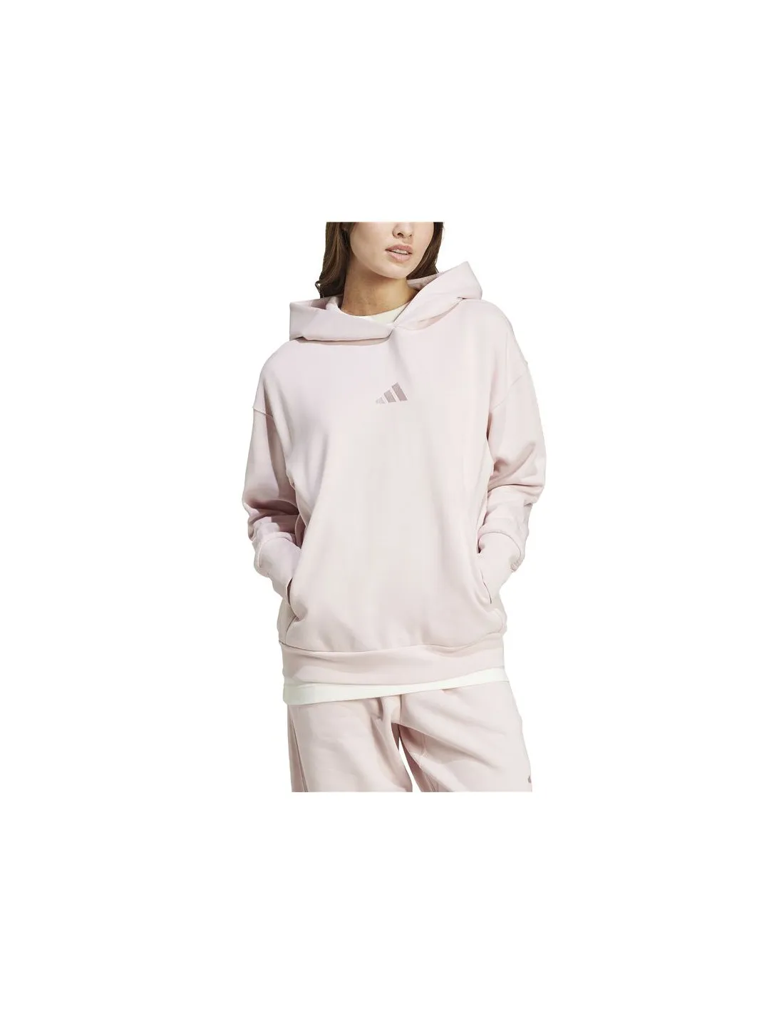 Sudadera adidas All Szn Fleece Loose Mujer Rosa
