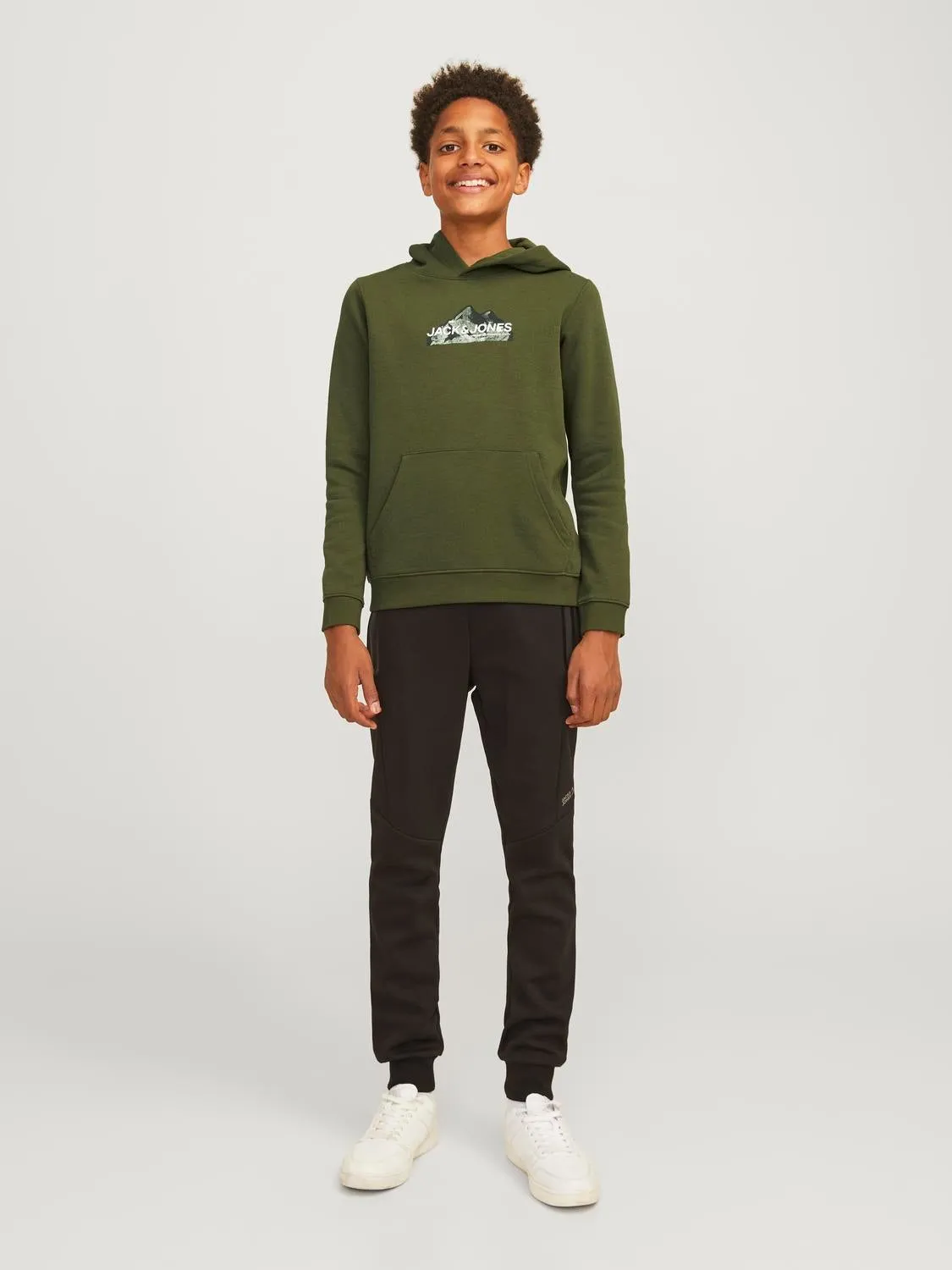 Sudadera con capucha Logotipo | Verde oscuro | Jack & Jones®