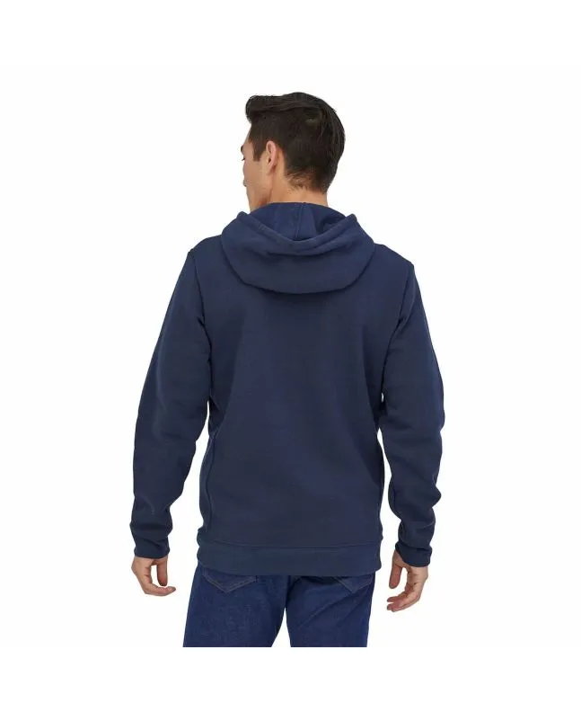 SUDADERA CON CAPUCHA PATAGONIA P6 LOGO UPRISAL AZUL MARINO UNISEX
