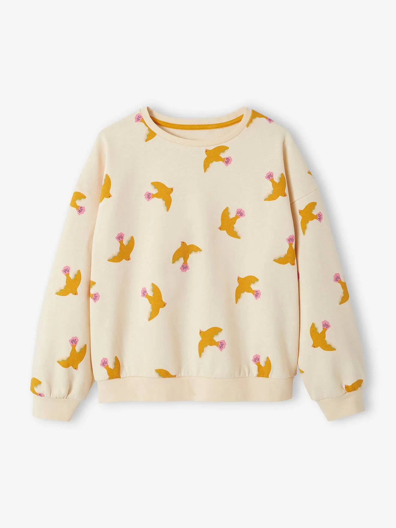 Sudadera fantasía con motivo de corazones o lunares, para niña