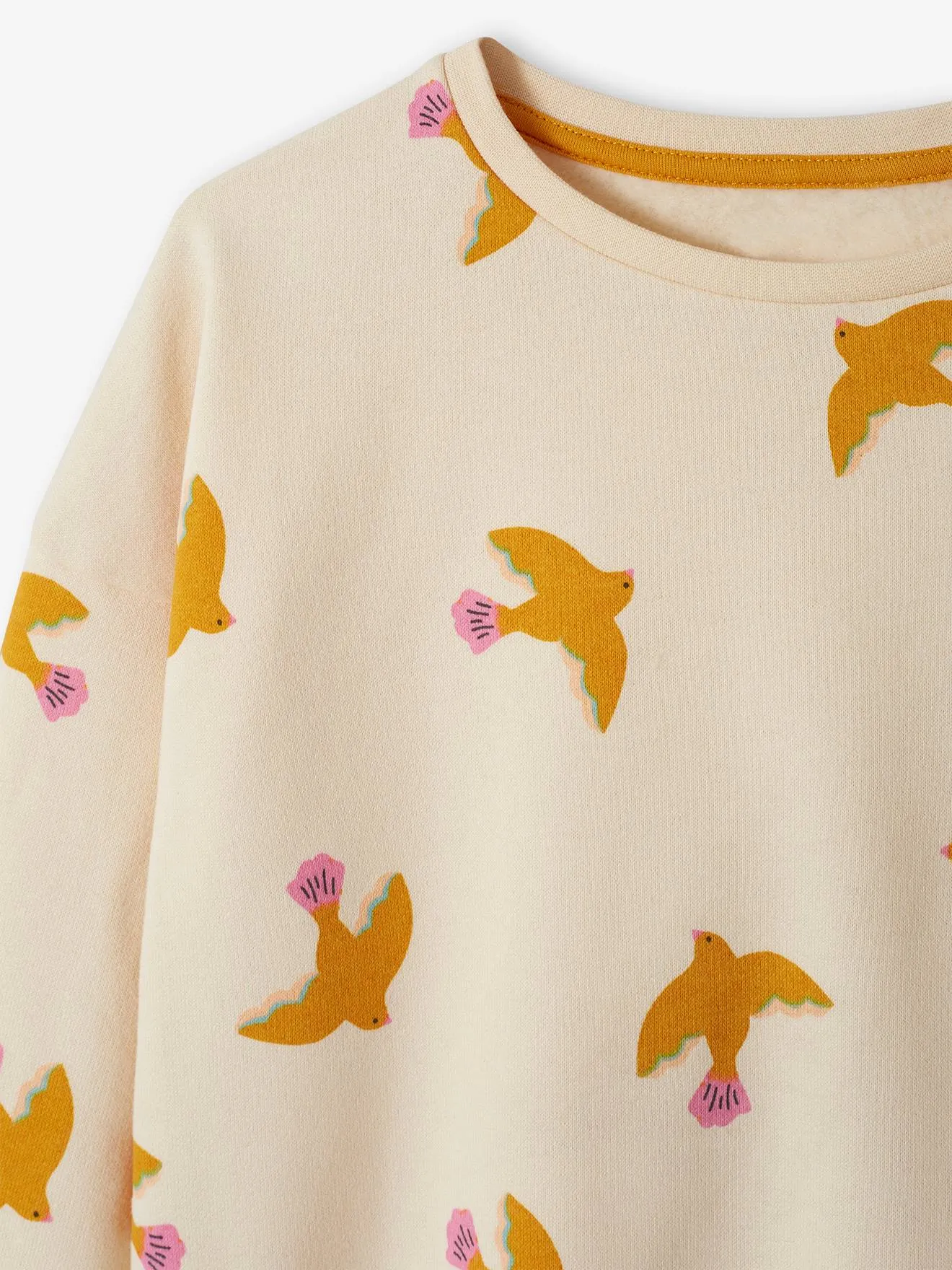 Sudadera fantasía con motivo de corazones o lunares, para niña