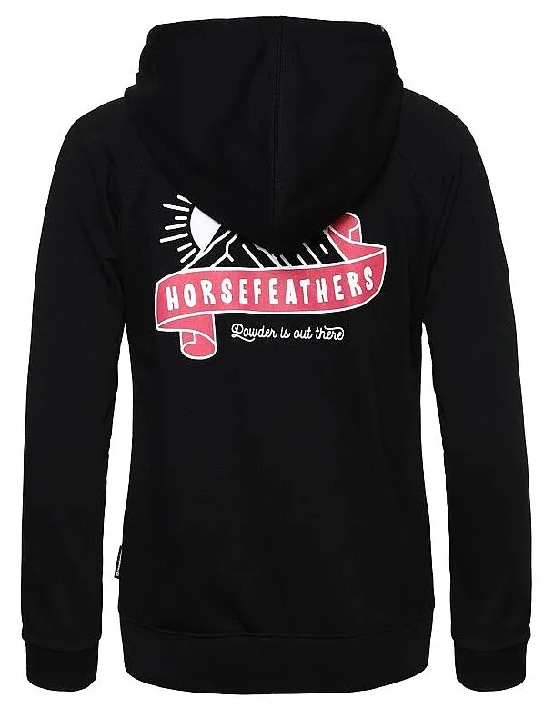 SUDADERA HORSEFEATHERS VITA ZIP  BLACK  WOMEN´S