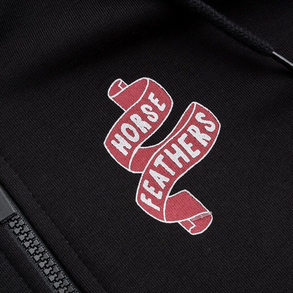 SUDADERA HORSEFEATHERS VITA ZIP  BLACK  WOMEN´S