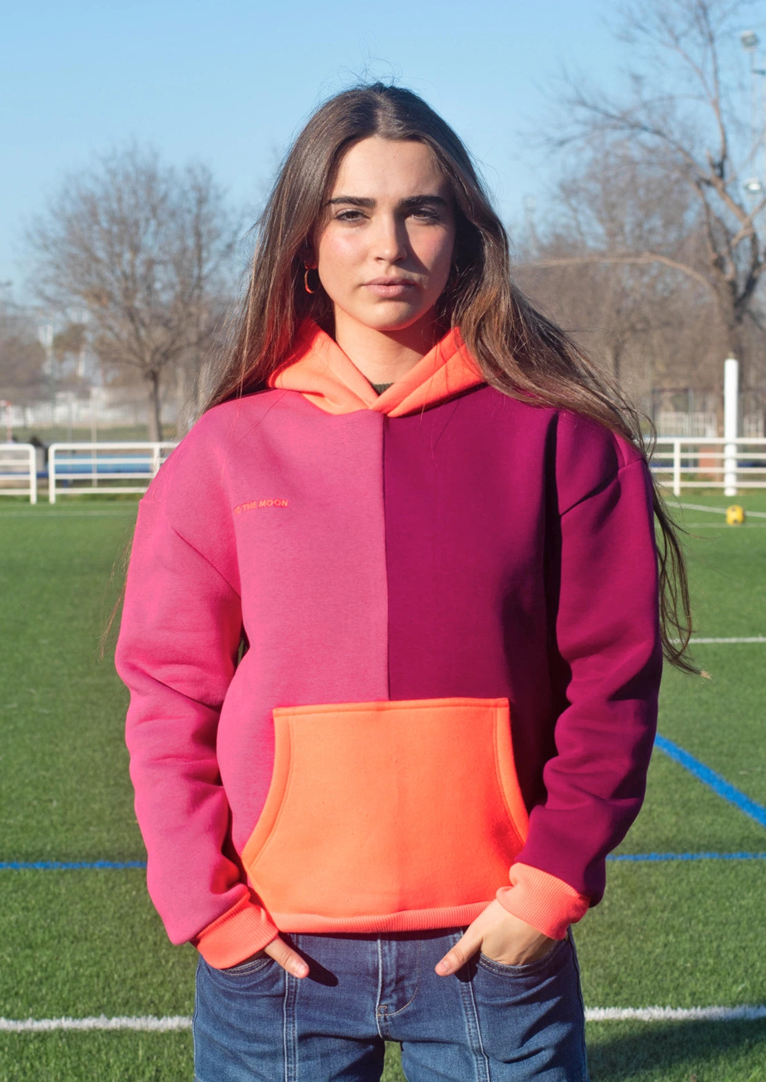 SUDADERA MIX ROSA FLOR