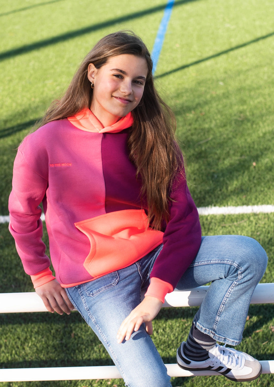 SUDADERA MIX ROSA FLOR