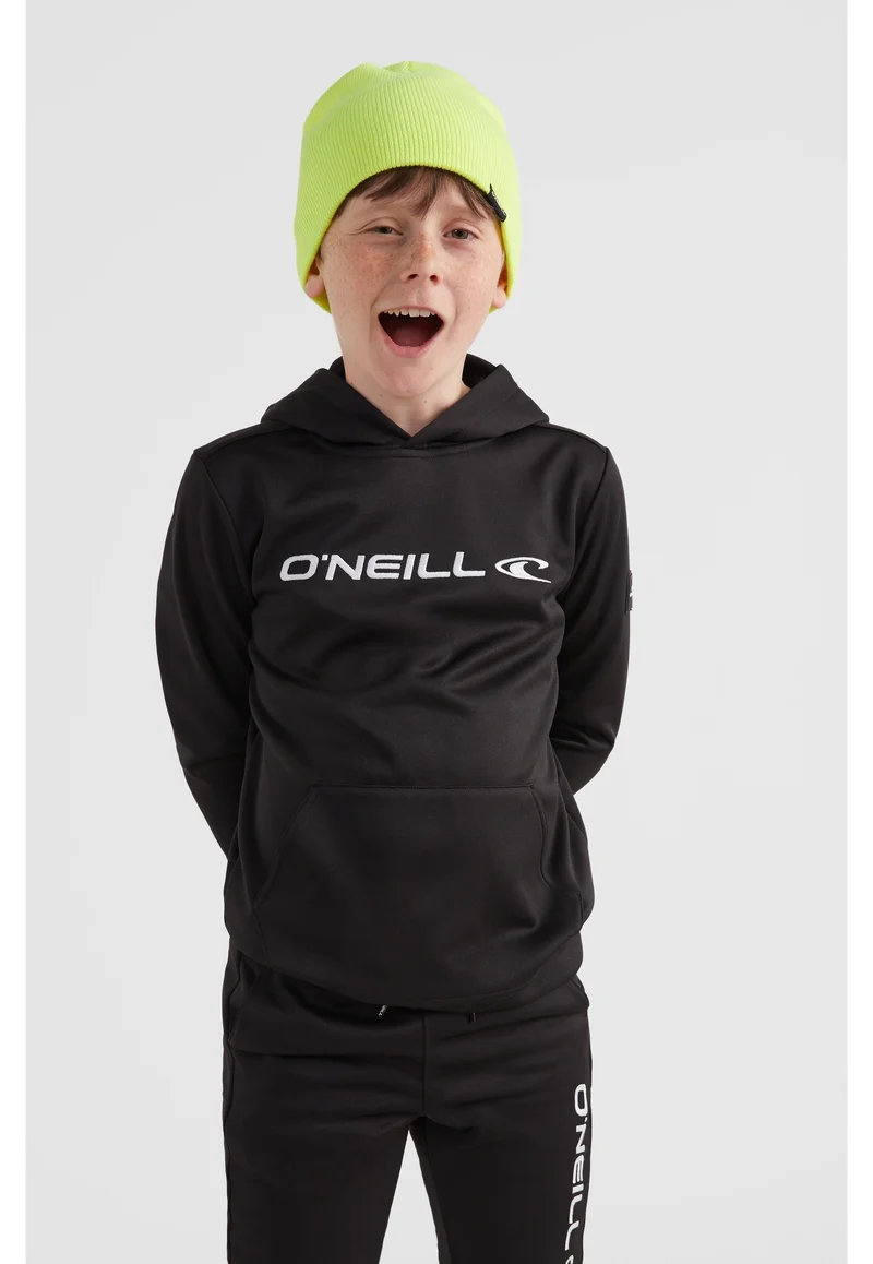 Sudadera O’NEILL niño surfera con capucha RUTILE HOODED FLEECE black out Ref. 4350000 negra