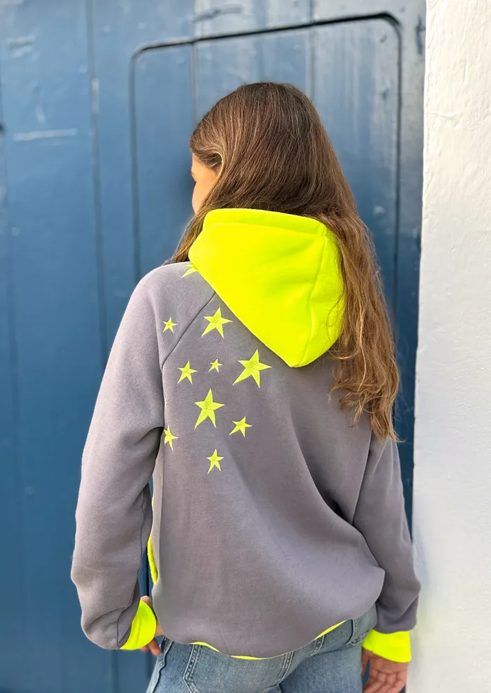SUDADERA STARS GRIS
