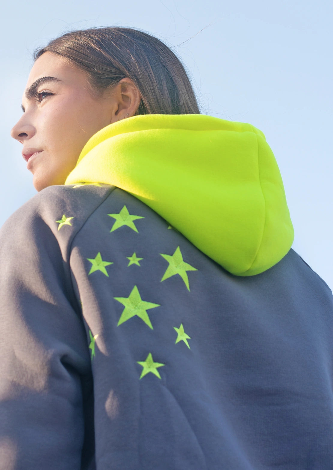 SUDADERA STARS GRIS