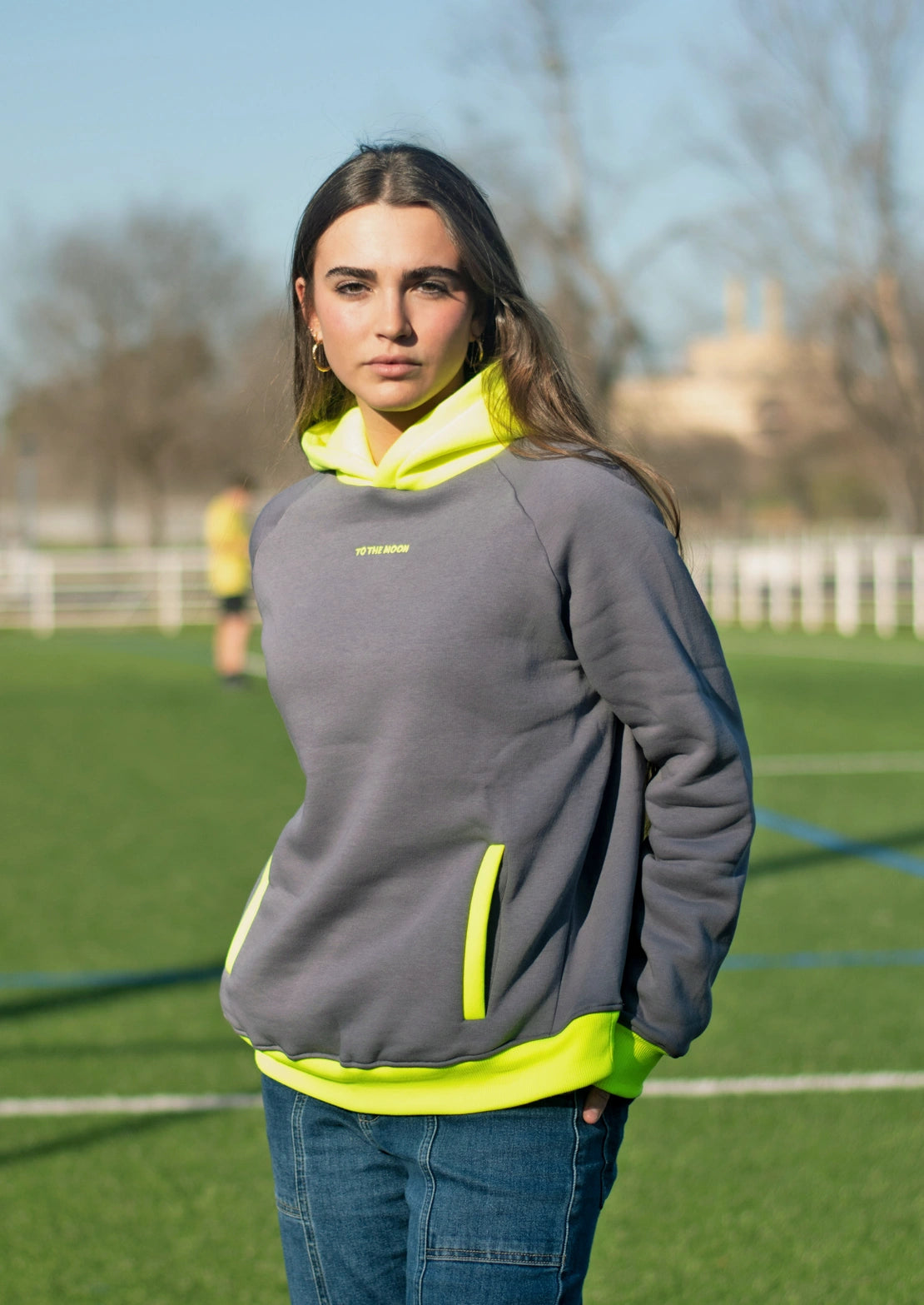 SUDADERA STARS GRIS
