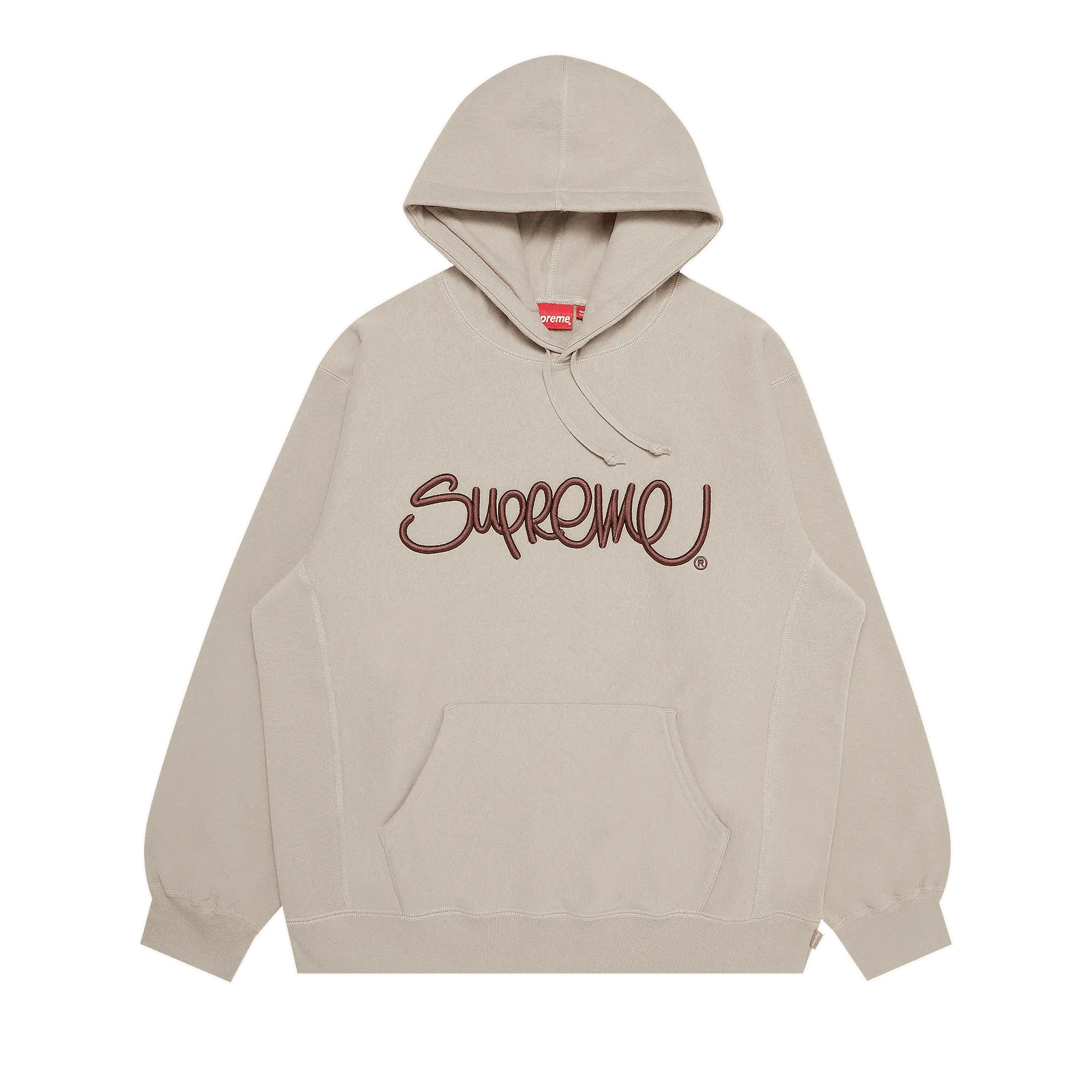 Supreme Raised Handstyle Hooded Sweatshirt