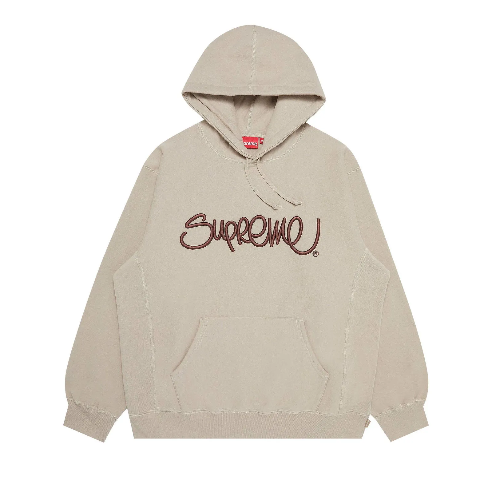 Supreme Raised Handstyle Hooded Sweatshirt