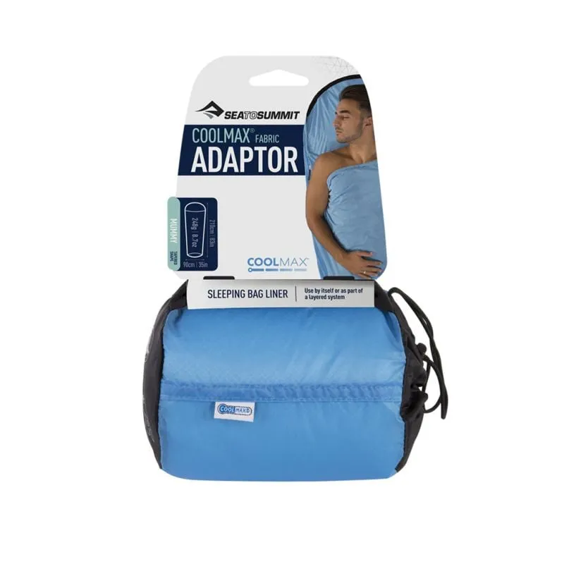 Sábana Polar Sea to Summit Adaptador Coolmax Estándar (Azul Marino)