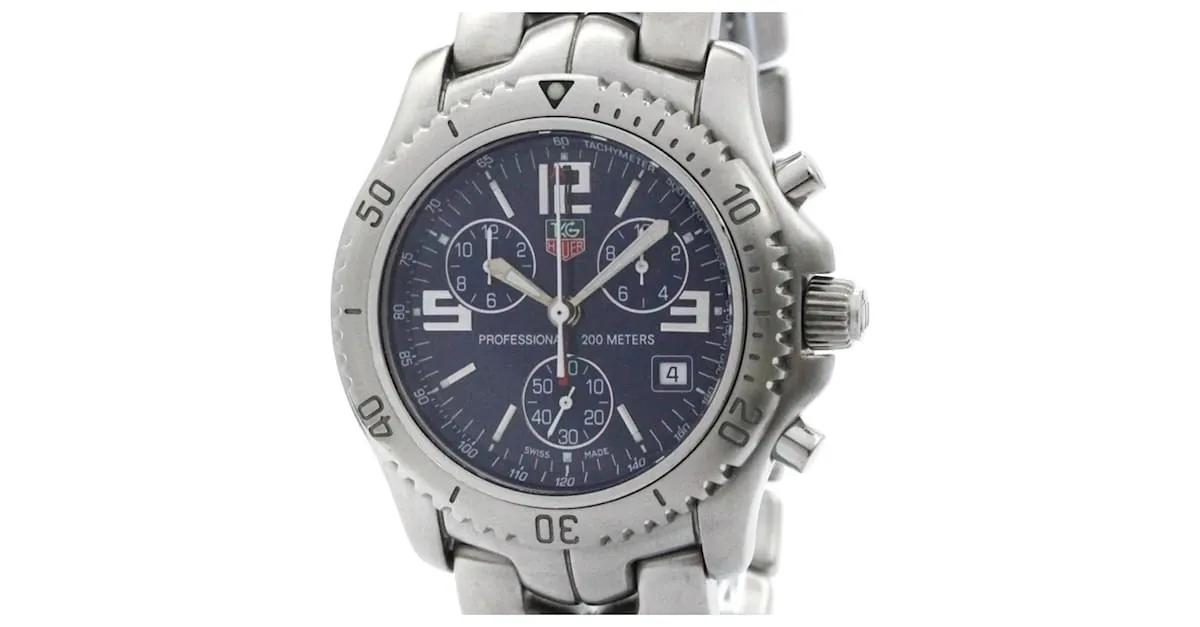 TAG HEUER Link Cronógrafo Acero Cuarzo Reloj para Hombre CT1110 