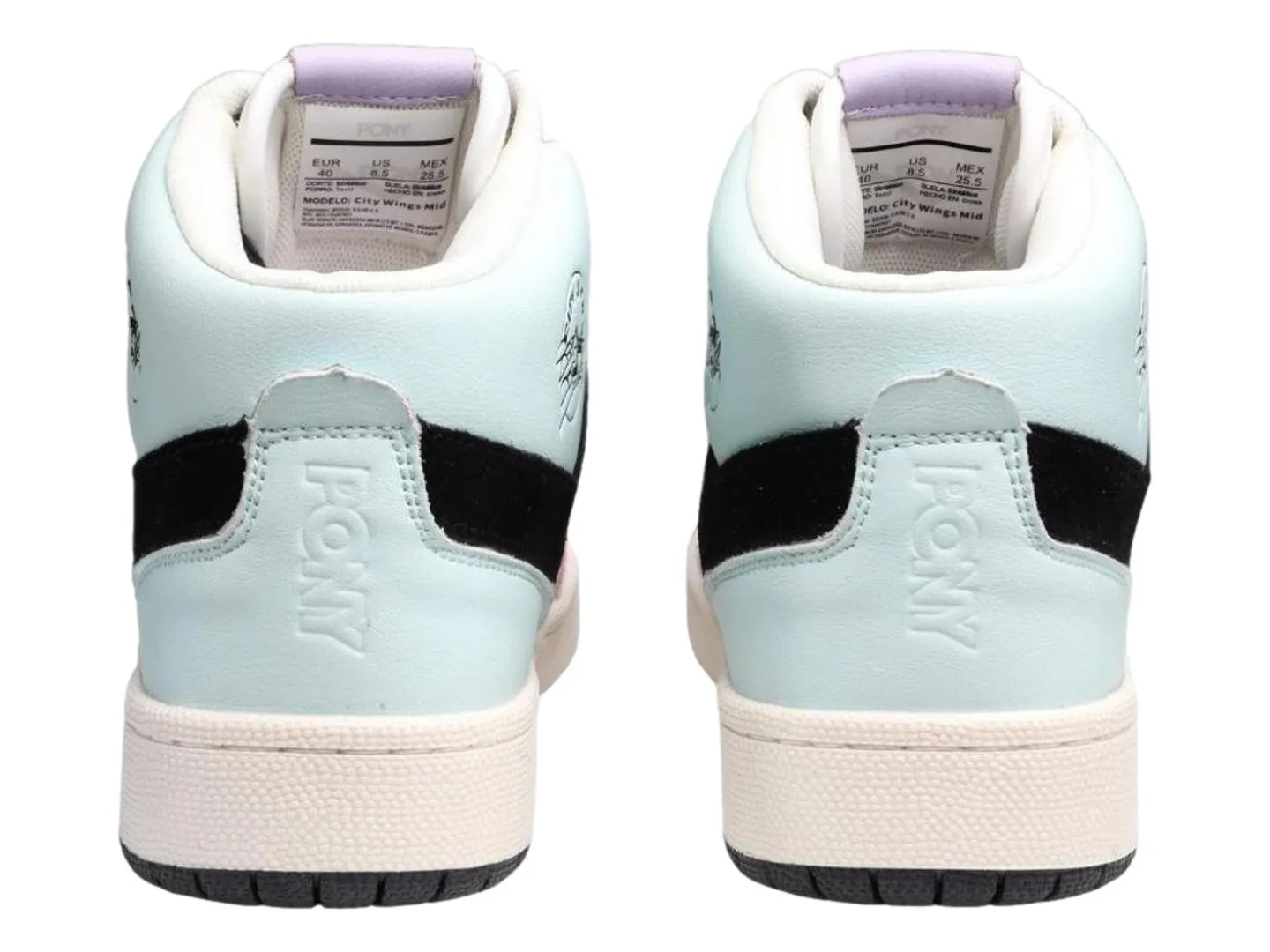 Tenis Pony Wings Mid  Para Mujer