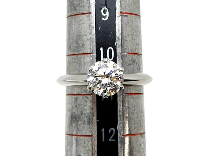 Tiffany & Co Anillo solitario de diamante Tiffany 1,08 ct 