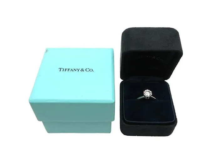 Tiffany & Co Anillo solitario de diamante Tiffany 1,08 ct 