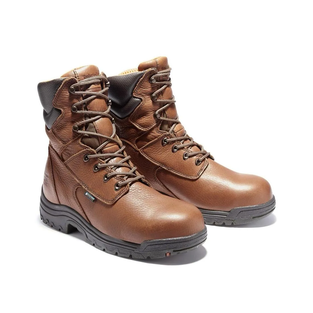 TITAN 8 INCH ALLOYTOE WATERPROOF WORK BOOT MEDIUM BROWN