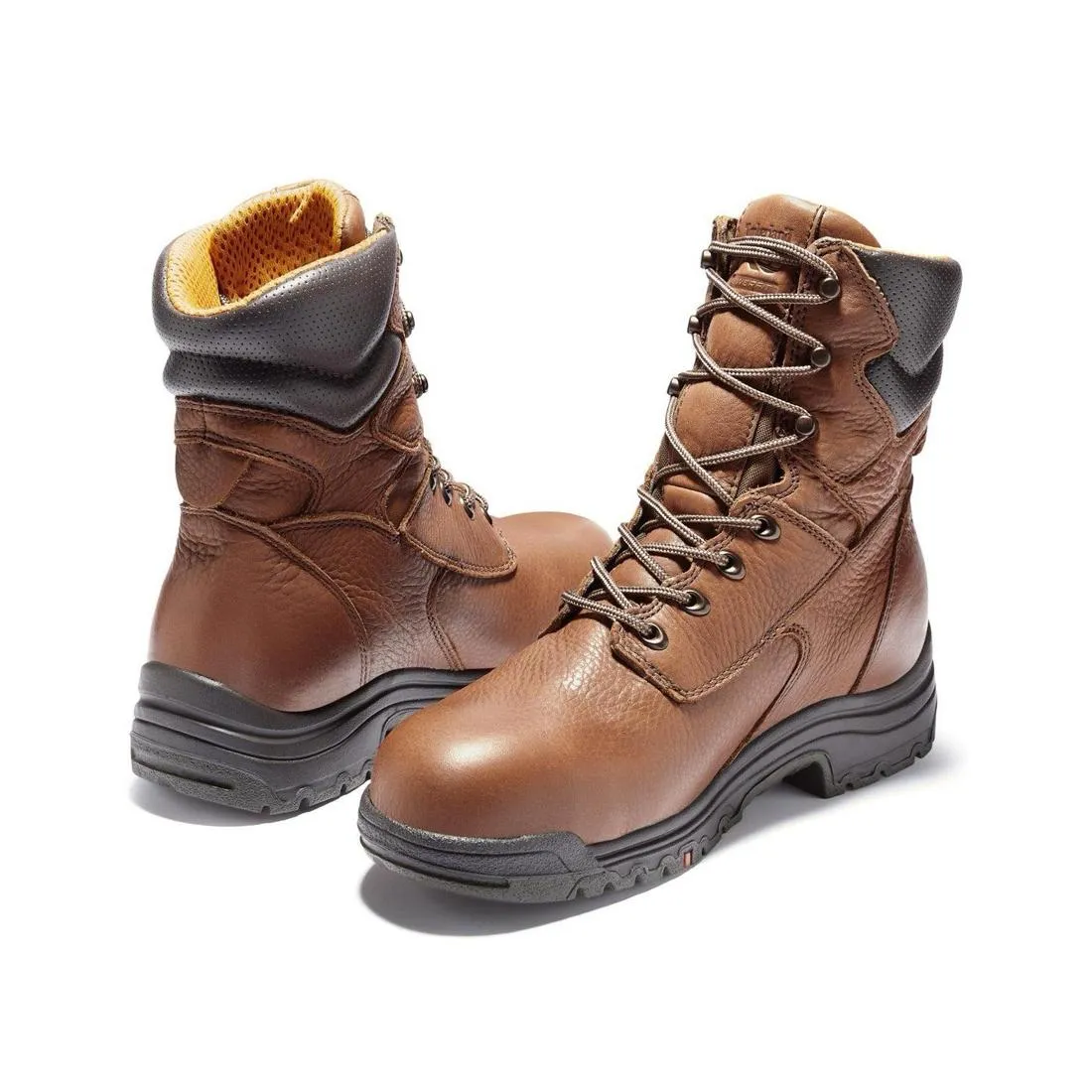 TITAN 8 INCH ALLOYTOE WATERPROOF WORK BOOT MEDIUM BROWN
