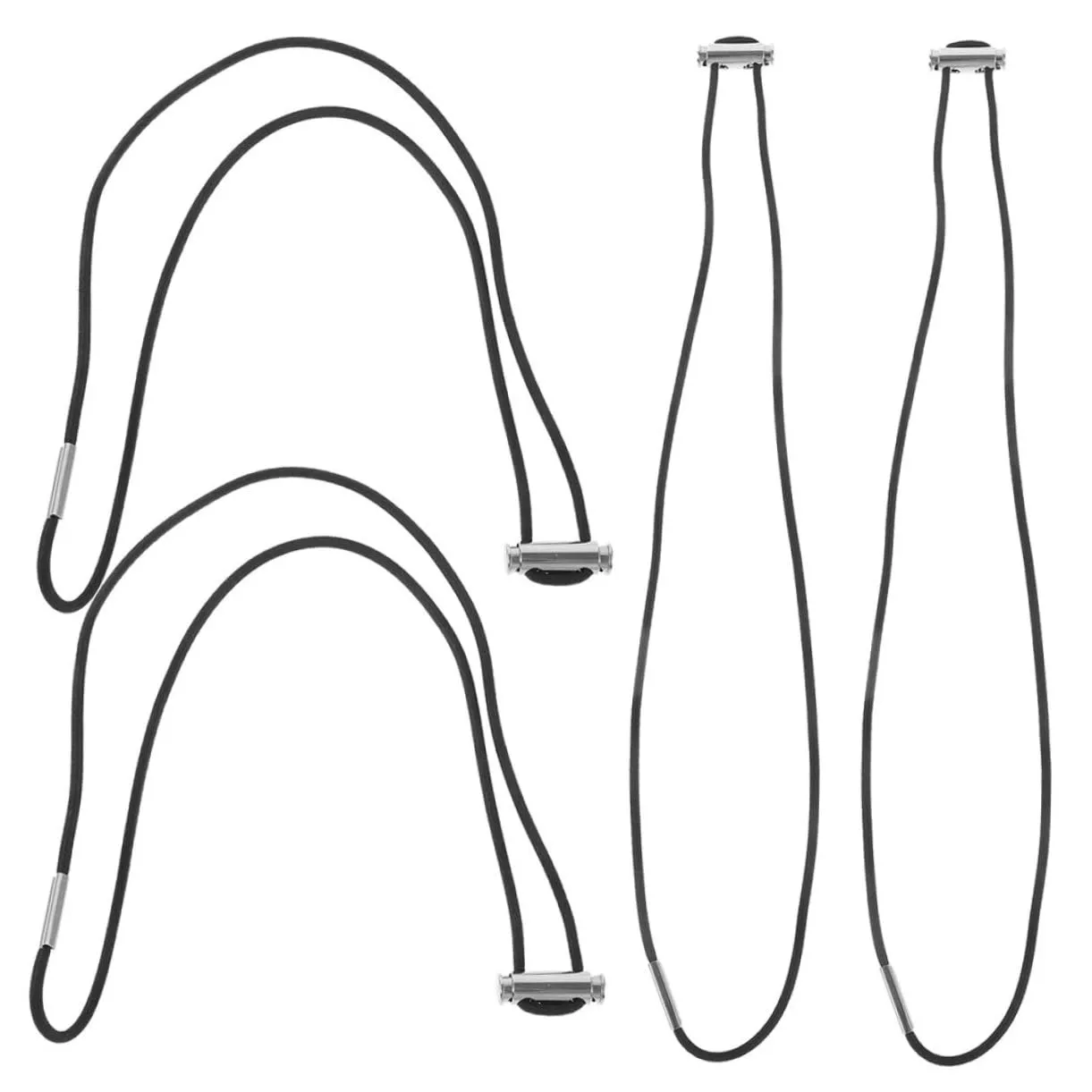 TOPBATHY 4 Bandas Elásticas de Fijación para Bolsas de Basura Accesorio Tensor de Palanca Elástica para Contenedores de Basura