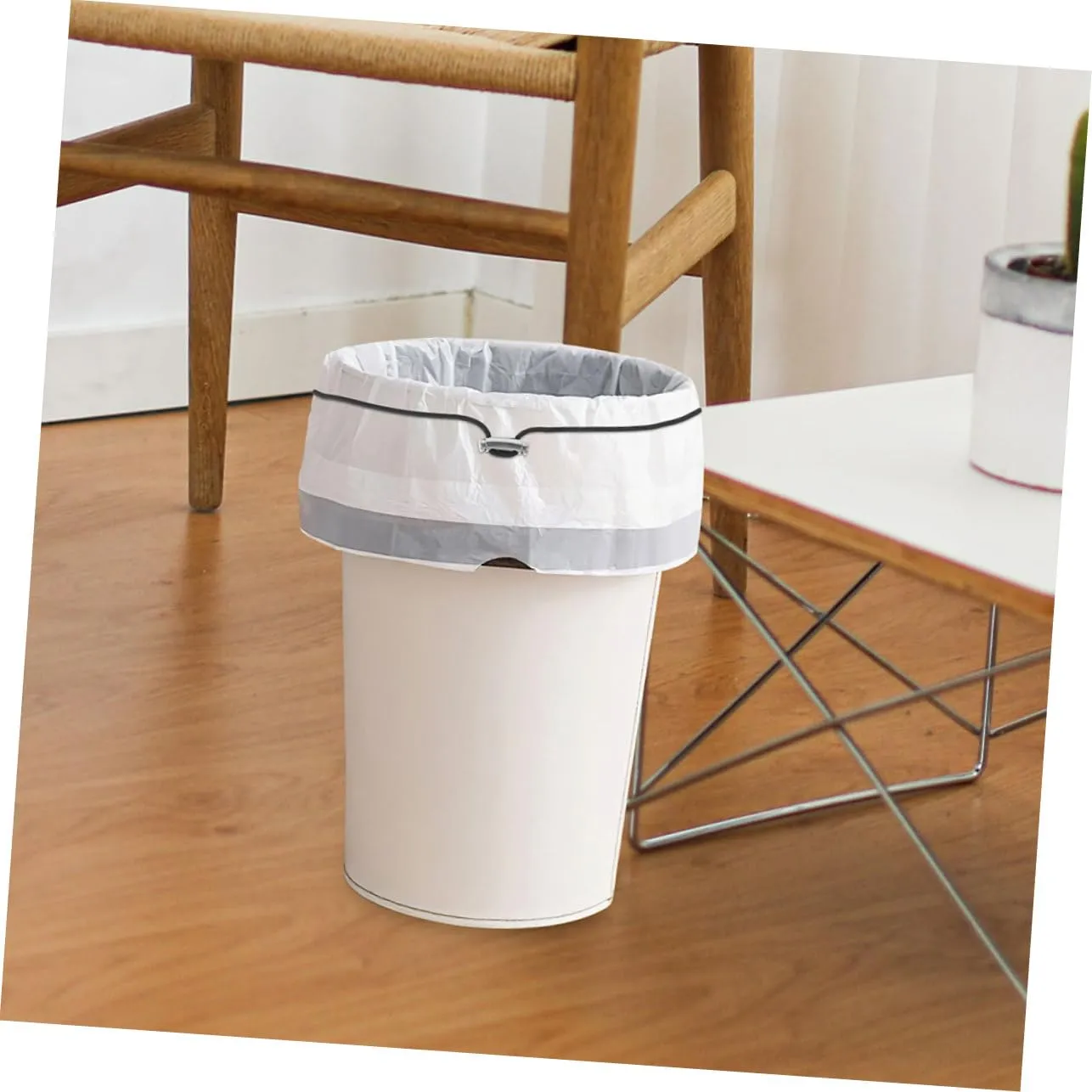 TOPBATHY 4 Bandas Elásticas de Fijación para Bolsas de Basura Accesorio Tensor de Palanca Elástica para Contenedores de Basura