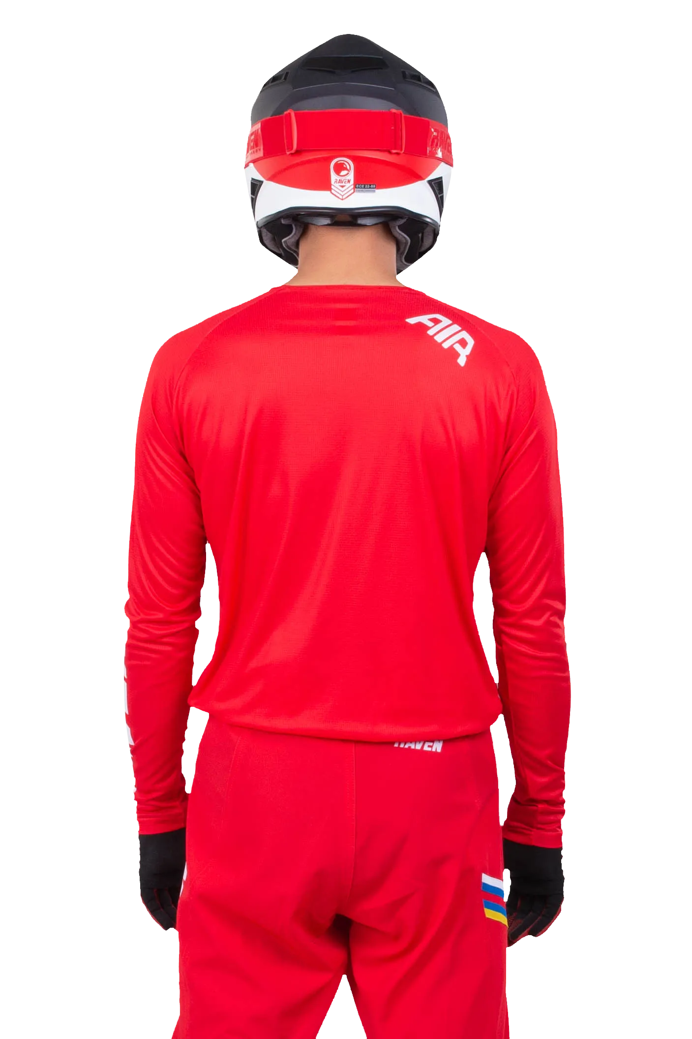 TRAJE DE CROSS RAVEN AIR ROJOBLANCO