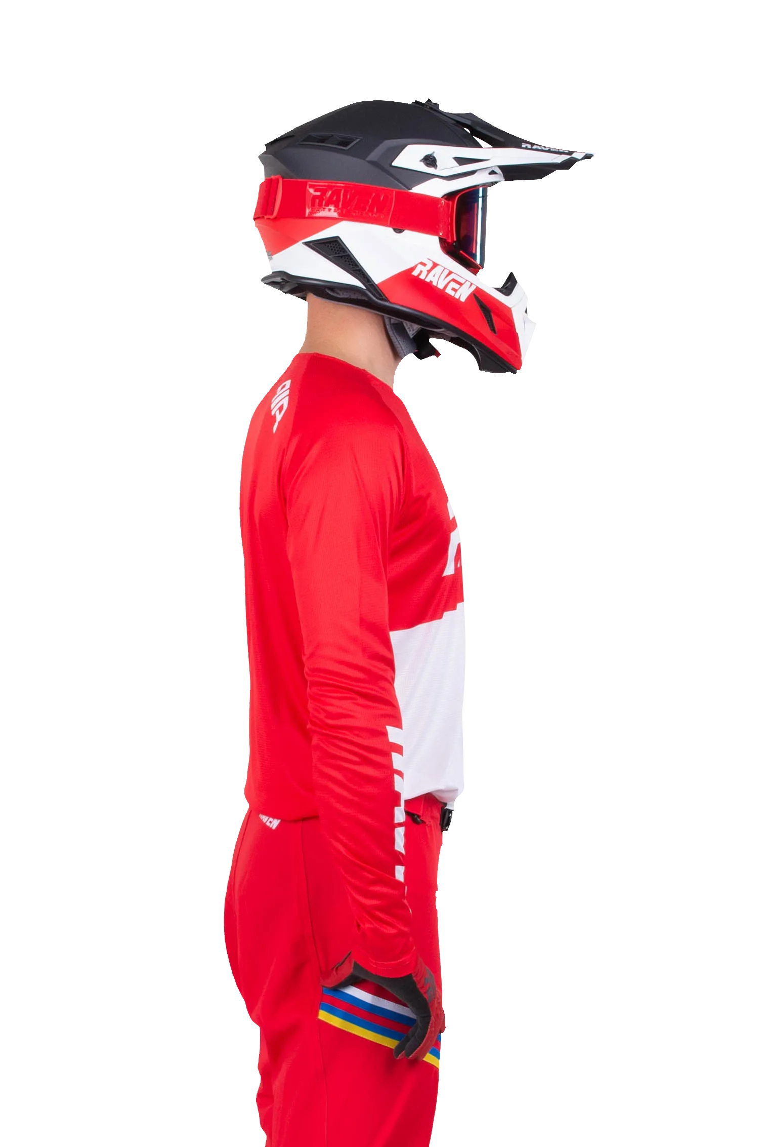 TRAJE DE CROSS RAVEN AIR ROJOBLANCO
