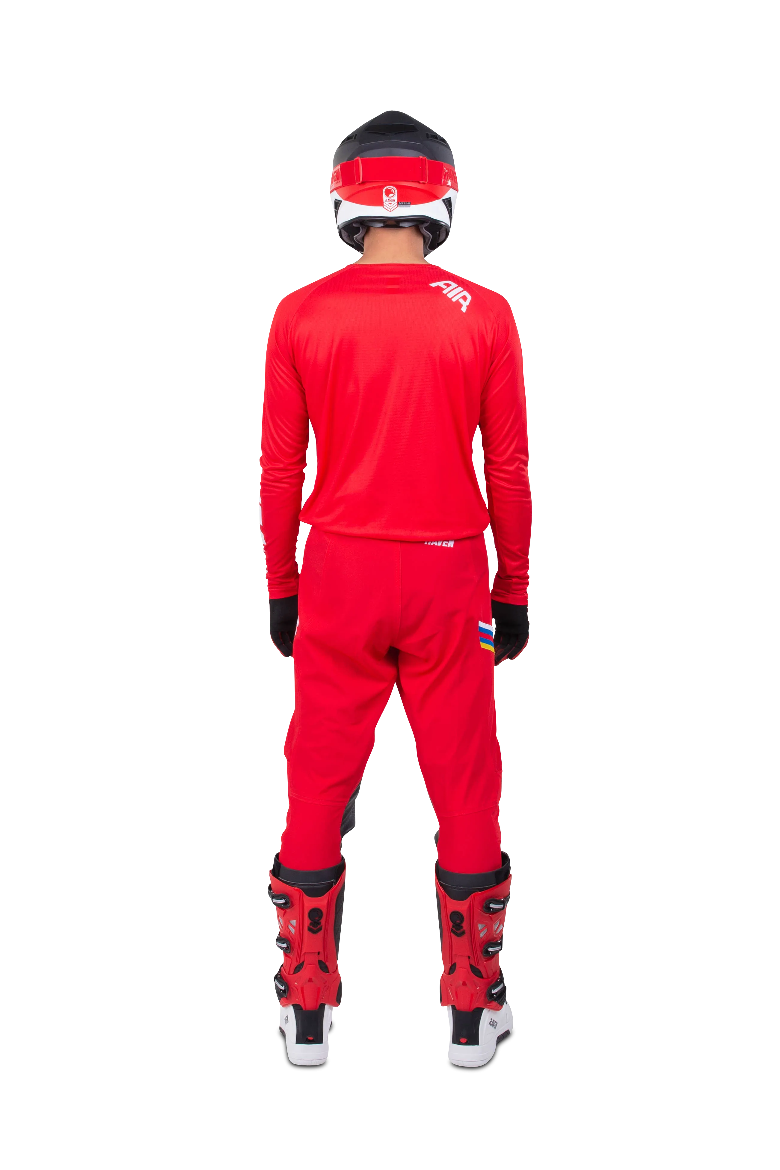 TRAJE DE CROSS RAVEN AIR ROJOBLANCO