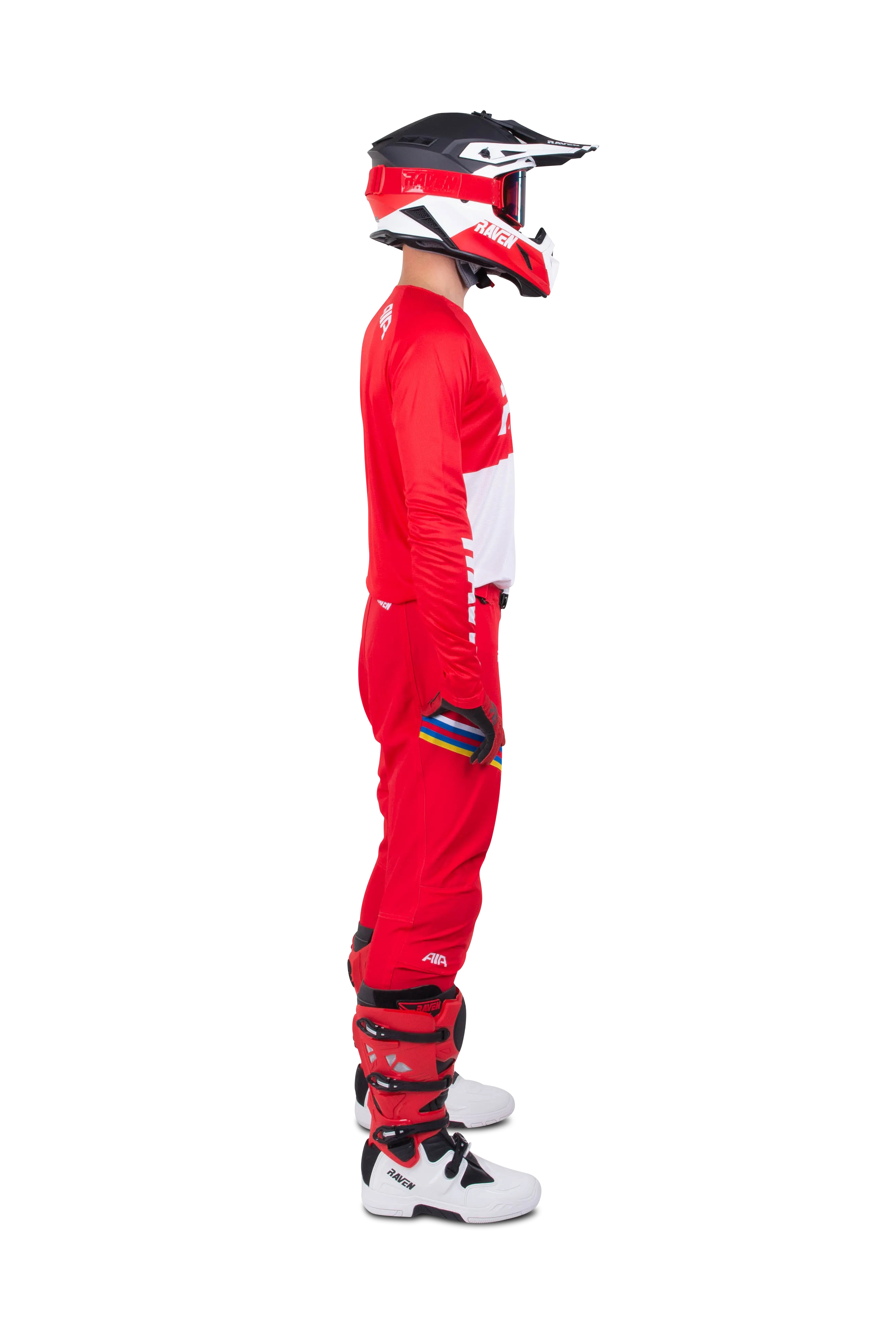 TRAJE DE CROSS RAVEN AIR ROJOBLANCO